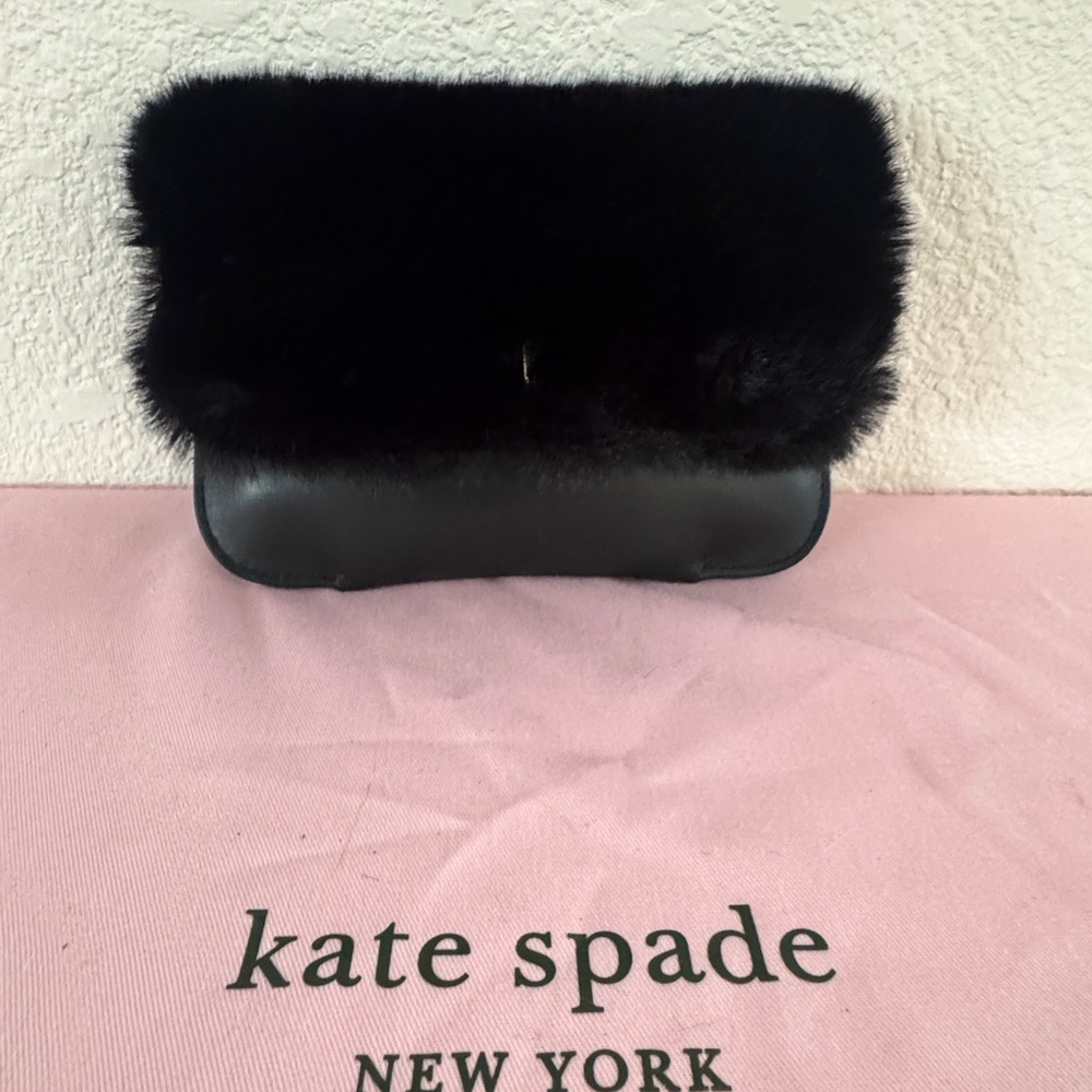 Kate Spade Faux Fur Pouch